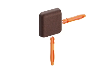 Schlüter STREV/J60TSR Narożnik zewnętrzny z kątem 90st, aluminium z powłoką strukturalną JOLLY-TS Aluminium z powłoką strukturalną rdzawy - 6 mm