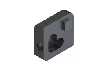 Schlüter STREV/J100AGRB Narożnik zewnętrzny z kątem 90st, pełne aluminium JOLLY-AE Aluminium anodowane szczotkowane grafitowe - 10 mm