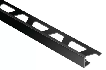 Schlüter STRA60AGSG Profil wykończeniowy z anodowanego aluminium SCHIENE-AE Aluminium anodowane połysk czarne - 2500 mm - 6 mm