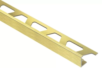 Schlüter STRA60AMGB Profil wykończeniowy z anodowanego aluminium SCHIENE-AE Aluminium anodowane szczotkowane mosiądz - 2500 mm - 6 mm