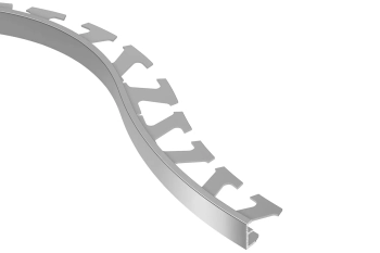 Schlüter STRR/A60ATGB Profil wykończeniowy z anodowanego aluminium SCHIENE-AE Aluminium anodowane szczotkowany tytan - 2500 mm - 6 mm