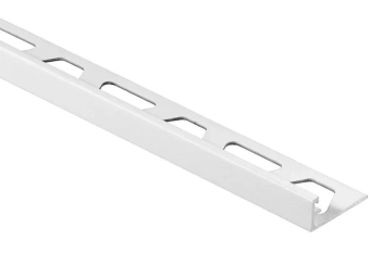 Schlüter STRA45MBW Profil zakończeniowy z malowanego proszkowo aluminium SCHIENE-AC Biel brylantowa matowa - 2500 mm - 4.5 mm
