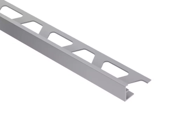 Schlüter STRA60GM Profil zakończeniowy z malowanego proszkowo aluminium SCHIENE-AC Szary metaliczny - 2500 mm - 6 mm