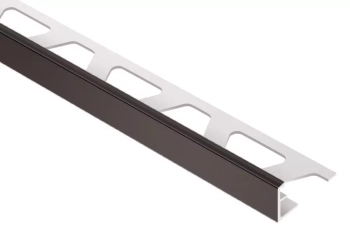 Schlüter STRA80SB Profil zakończeniowy z malowanego proszkowo aluminium SCHIENE-AC Czarnobrązowy - 2500 mm - 8 mm