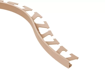 Schlüter STRR/A80BH Profil zakończeniowy z malowanego proszkowo aluminium SCHIENE-AC Bahama - 2500 mm - 8 mm
