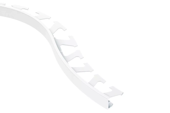 Schlüter STRR/A80BW/300 Profil zakończeniowy z malowanego proszkowo aluminium SCHIENE-AC Biel brylantowa - 3000 mm - 8 mm