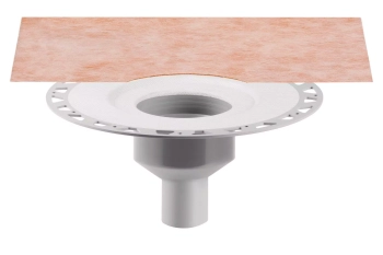 Schlüter STRKDBV50 zestaw odpływu podłogowego z odpływem pionowym, DN 50 KERDI-DRAIN-KDBV