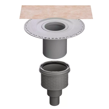 Schlüter STRKDBV50B zestaw odpływu podłogowego z odpływem pionowym, DN 50 KERDI-DRAIN-KDBV