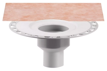 Schlüter STRKDBV70 zestaw odpływu podłogowego z odpływem pionowym, DN 70 KERDI-DRAIN-KDBV
