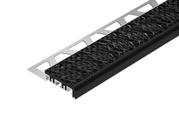 Schlüter STRTVL42GS90/300 Estetyczny profil schodowy zgodny z normami TREP-V Grafitowoczarny - 3000 mm - 42 mm - 9 mm