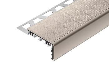 Schlüter STRTVL60SP110/150 Estetyczny profil schodowy zgodny z normami TREP-V Delikatna brzoskwinia - 1500 mm - 60 mm - 11 mm