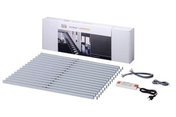 Schlüter STRPB15S1AE/100 Kompletny zestaw do schodów, aluminium naturalne matowe anodowane LIPROTEC-PB Aluminium anodowane – naturalne matowe - 1000 mm