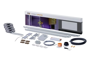 Schlüter STRLTD90S2AE Kompletny zestaw obramowania, barwa biała neutralna 4900 K LIPROTEC-D Aluminium anodowane – naturalne matowe - 1190 mm - 935 mm - 9 mm