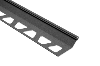 Schlüter STRFSQ125TSG Profil zakończeniowy z powłoką strukturalną TRENDLINE FINEC-SQ-TS Aluminium z powłoką strukturalną szare - 2500 mm - 12.5 mm