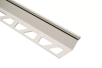 Schlüter STRFSQ150TSC Profil zakończeniowy z powłoką strukturalną TRENDLINE FINEC-SQ-TS Aluminium z powłoką strukturalną kremowe - 2500 mm - 15 mm
