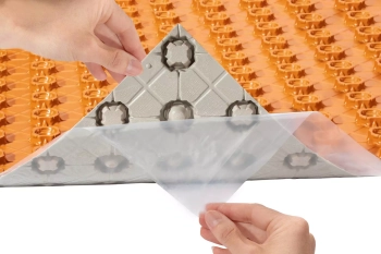 Schlüter STREN12FPS Samoprzylepna, lekka płyta z wypukłościami BEKOTEC-EN-FK-PS - 1100 mm - 700 mm - 12 mm - 1 mm