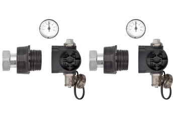 Schlüter STRBTHVTASK Zestaw przyłączeniowy Zestaw BEKOTEC-THERM-HVP Grafitowoczarny