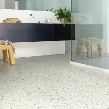 Panele winylowe Quick-Step SGTC20307 Blush Terazzo wielokolorowy - Panel - 609.6 mm - 609.6 mm - 2.5 mm