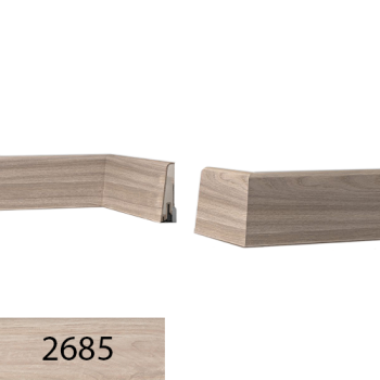 Listwa przypodłogowa Doellken Usl60 Clip 2685 Dąb Złocisty Biały 2685