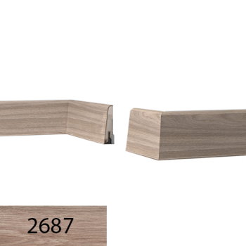 Listwa przypodłogowa Doellken Usl60 Clip 2687 Dąb Złocisty Naturalny