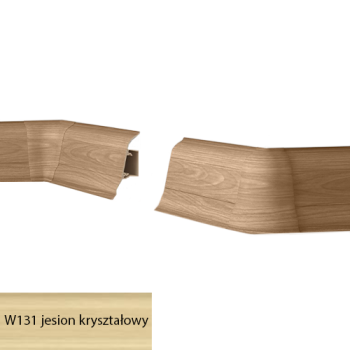 Listwa przypodłogowa Doellken Slk50 Jesion Kryształowy 50X25X2,5m W131