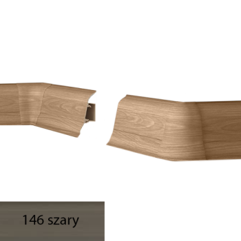 Listwa przypodłogowa Doellken Slk50 Szary 50X25X2,5m 146