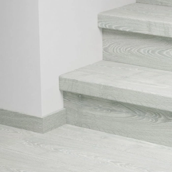 Laminowane nakładki na schody - Impressive Quick-Step QSSTRBIM03560 Dąb patynowy klasyczny szary - 1330 mm - 113 mm - 59 mm