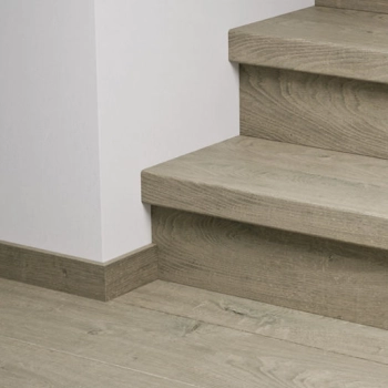 Laminowane nakładki na schody - Capture Quick-Step QSSTRBSIG04751 Dąb patynowy brązowy - 1330 mm - 135 mm - 59 mm