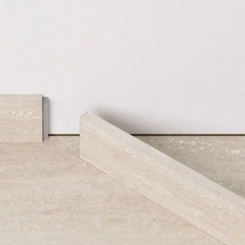 Listwa przypodłogowa mała Pergo™ PGVFCSK49239MT Szarobeżowy Trawertyn - Listwa - 856 mm - 12 mm - 50 mm