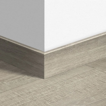 Listwa przypodłogowa parkietowa Quick-Step QSPSKR01858 Dąb ze śladami cięcia piłą szary - Listwa - 2400 mm - 14 mm - 77 mm