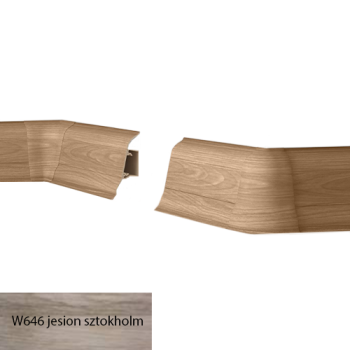 Listwa przypodłogowa Doellken Slk50 Jesion sztokholm 50X25X2,5m W646