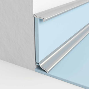 Listwa przypodłogowa Tarkett™ 1448000 Uniwersalna Listwa Mdf Do Wykładzin Pcw Is60 Plain Medium Grey S 5502 B - Listwa - 2570 mm - 60 mm