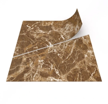 Panele winylowe FORBO 63782DR7 Ochre marble trapezoid (50x50 cm) Allura Material - Panel - 500 mm - 500 mm - 2.5  mm