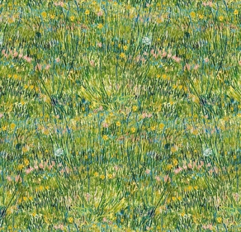 Wykładzina dywanowe FORBO 941 Van Gogh Patch of Grass Flotex Z Nadrukiem Cyfrowym - Rolka - 4.3  mm