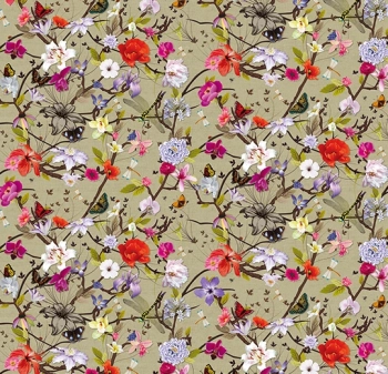 Wykładzina dywanowe FORBO 840004FR Botanical Poppy Flotex Vision FR - Rolka - 3.3  mm