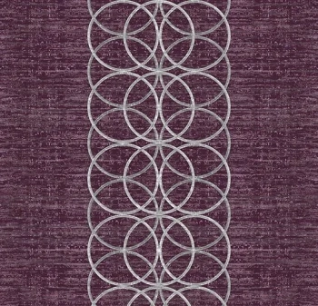 Wykładzina dywanowe FORBO 244001FR Apollo Border Burgundy Flotex Vision FR - Rolka - 4.3  mm