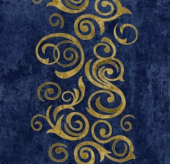 Wykładzina dywanowe FORBO 260301FR Flourish Indigo Flotex Vision FR - Rolka - 4.3  mm