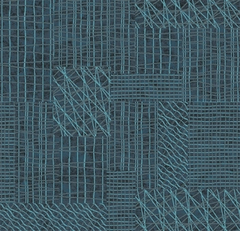 Wykładzina dywanowe FORBO 560007FR Network Steel Flotex Vision Fr Biblioteka Cyfrowa - Rolka - 3.3  mm