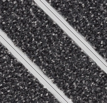 Mata wejściowa FORBO 260272 10mm Standard Chevron - 4701 anthracite Nuway Connect Plus Chevron - Płytka - 2400 mm - 600 mm - 10  mm
