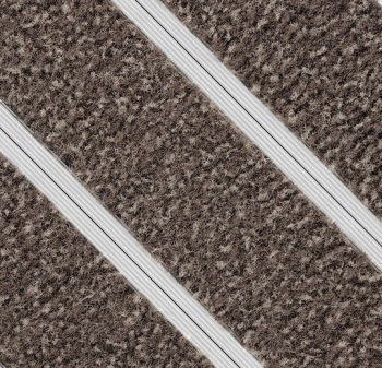 Mata wejściowa FORBO 260273 10mm Standard Chevron - 4764 taupe Nuway Connect Plus Chevron - Płytka - 2400 mm - 600 mm - 10  mm