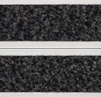 Mata wejściowa FORBO 151692 Grid 12mm – Brush Hurricane Grey Nuway Grid - Płytka - 400 mm - 3500 mm - 12  mm