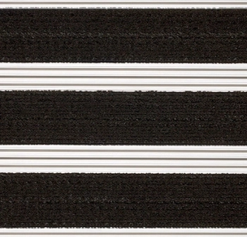 Mata wejściowa FORBO 99385 HD Design 12mm – Double Charcoal Wiper – Closed Nuway Tuftiguard Heavy Duty - Płytka - 400 mm - 3500 mm - 12  mm