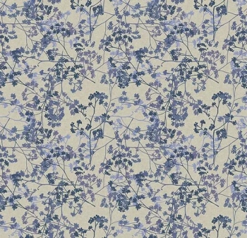 Wykładzina dywanowe FORBO 254103 Elderflower Blueberry Flotex Floral - Rolka - 4.3  mm