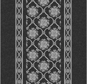 Wykładzina dywanowe FORBO 253202 Chambord Border Lilly Flotex Floral - Rolka - 4.3  mm
