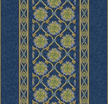 Wykładzina dywanowe FORBO 253201 Chambord Border Iris Flotex Floral - Rolka - 4.3  mm