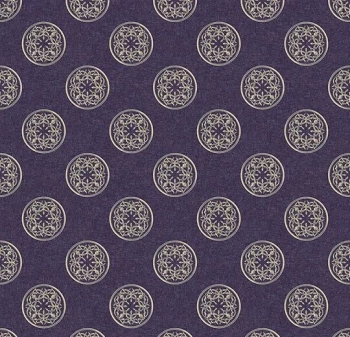 Wykładzina dywanowe FORBO 251105 Chantilly Large Plum Flotex Geometric / Graphic - Rolka - 4.3  mm