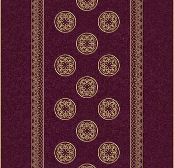 Wykładzina dywanowe FORBO 251303 Chantilly Border Fig Flotex Geometric / Graphic - Rolka - 4.3  mm