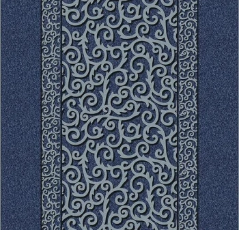 Wykładzina dywanowe FORBO 252301 Trianon Border Zincun Flotex Geometric / Graphic - Rolka - 4.3  mm