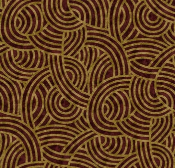 Wykładzina dywanowe FORBO 262102 Mandala Red roulette Flotex Statement - Rolka - 4.3  mm
