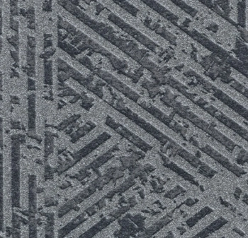 Wykładzina dywanowe FORBO 152002 Intersect chrome Flotex Planks Intersect - Płytka - 1000 mm - 250 mm - 5  mm